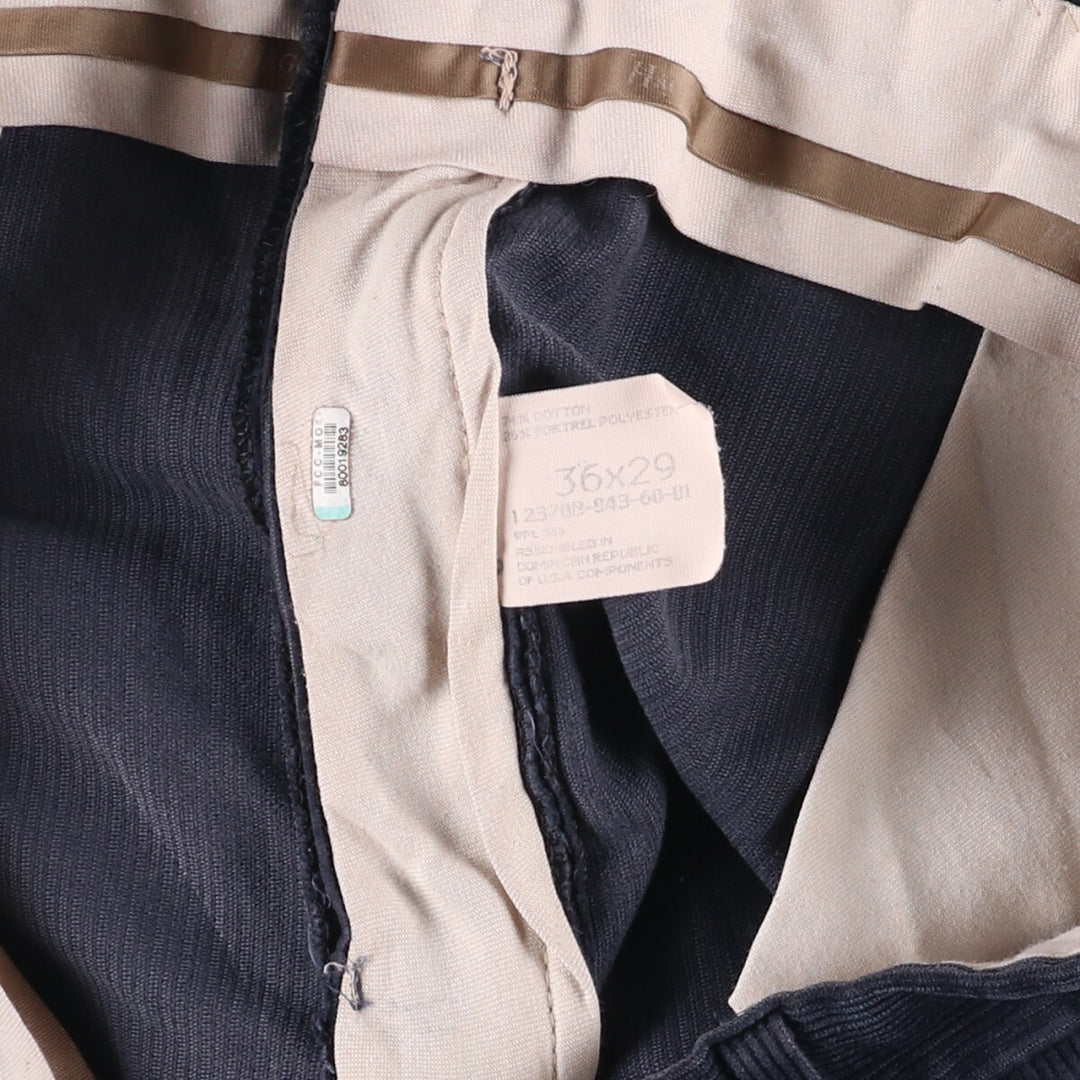 Haggar Corduroy Pants for Men, W36 cotton navy blue type Vintage Second Hand