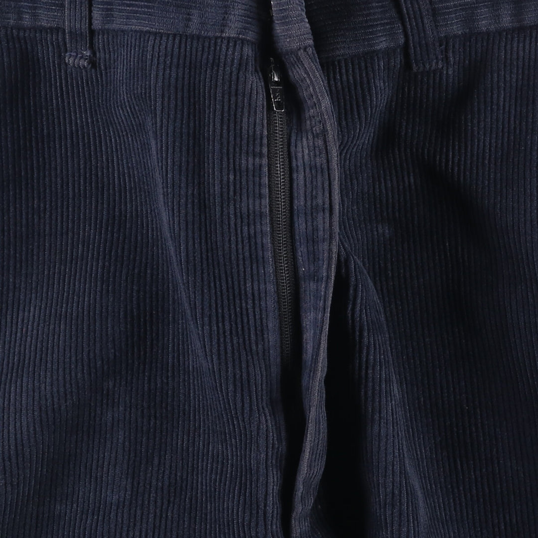 Haggar Corduroy Pants for Men, W36 cotton navy blue type Vintage Second Hand