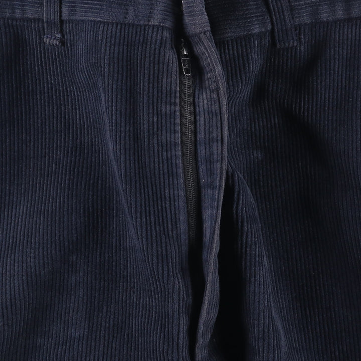 Haggar Corduroy Pants for Men, W36 cotton navy blue type Vintage Second Hand