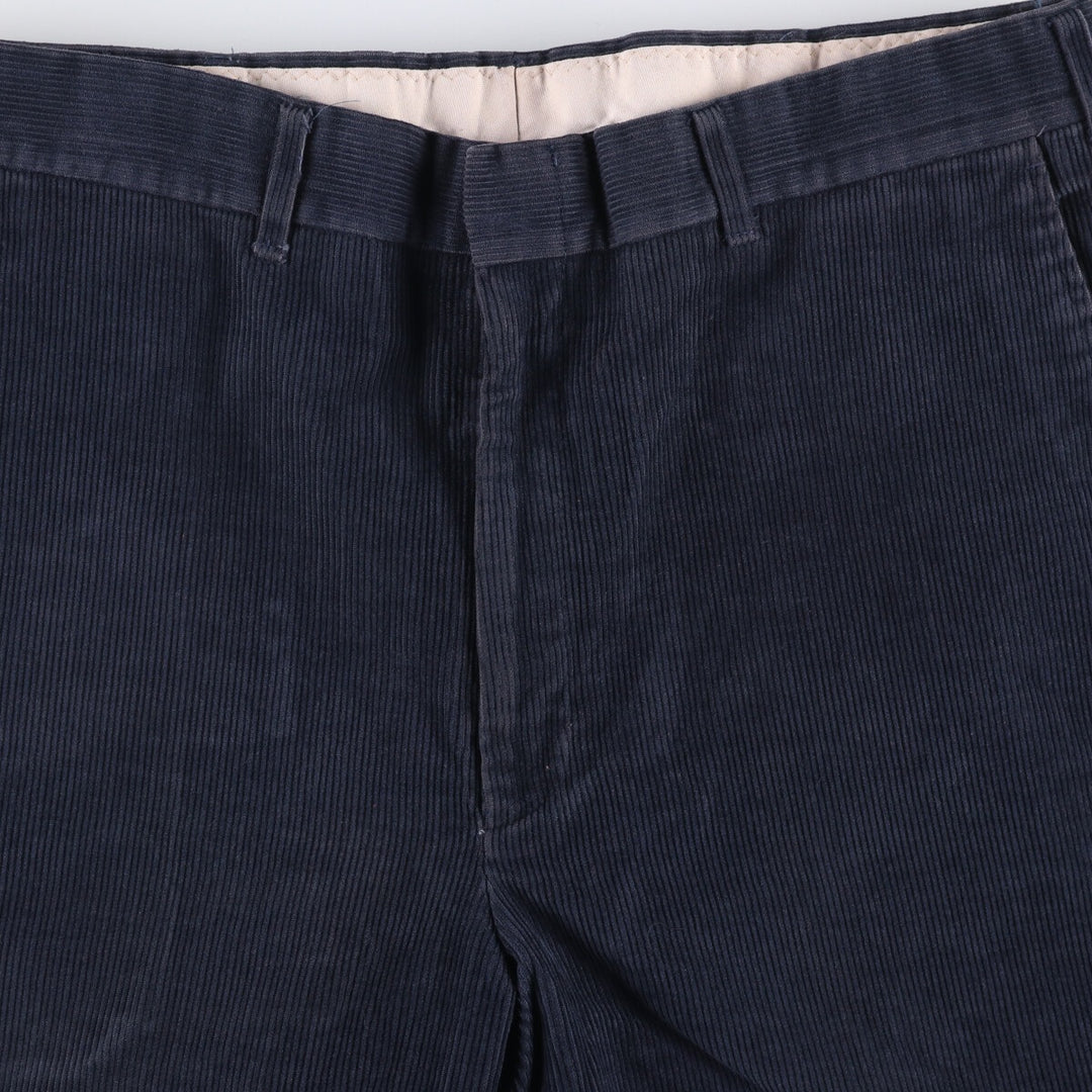 Haggar Corduroy Pants for Men, W36 cotton navy blue type Vintage Second Hand