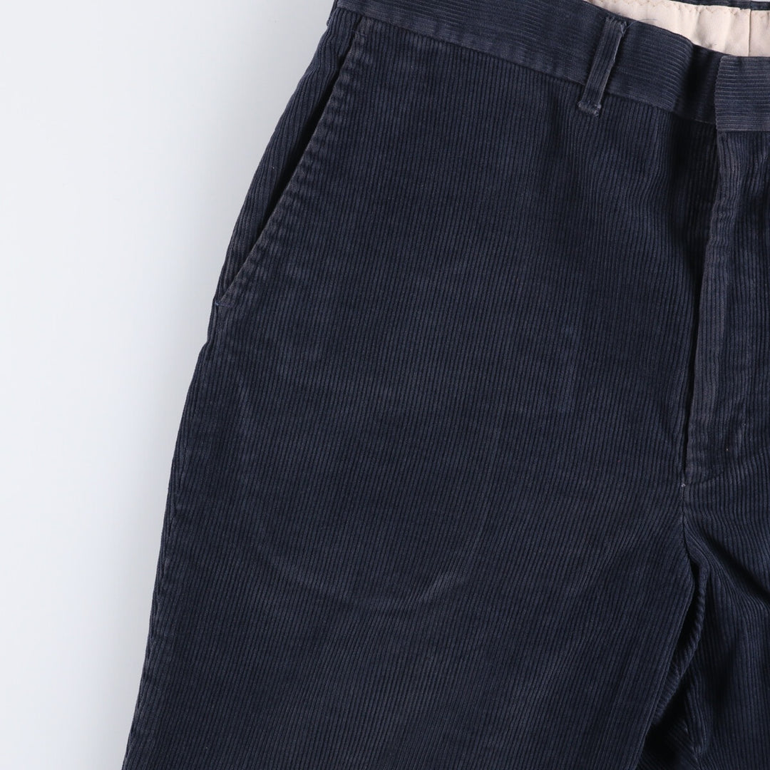 Haggar Corduroy Pants for Men, W36 cotton navy blue type Vintage Second Hand