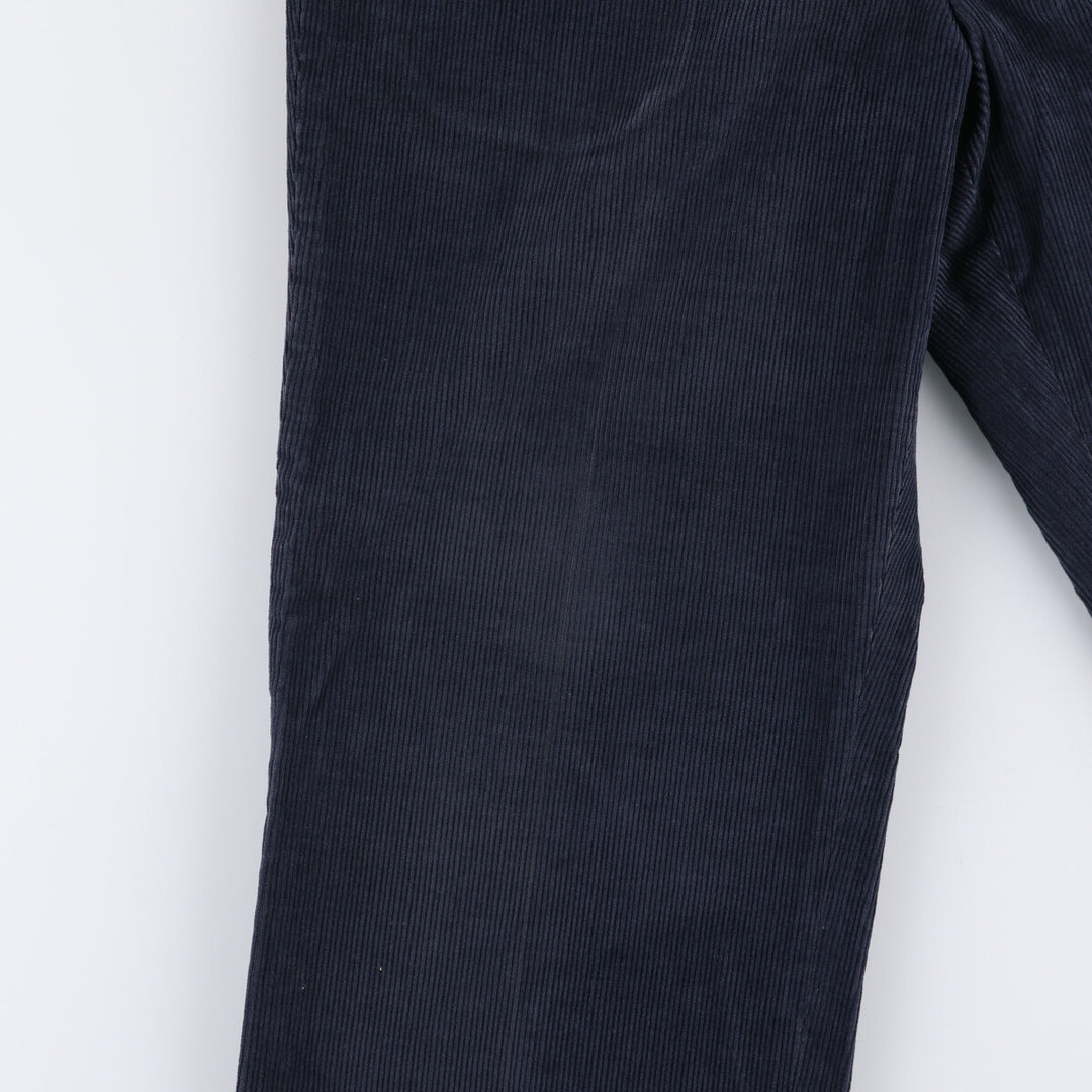 Haggar Corduroy Pants for Men, W36 cotton navy blue type Vintage Second Hand