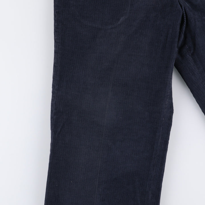 Haggar Corduroy Pants for Men, W36 cotton navy blue type Vintage Second Hand