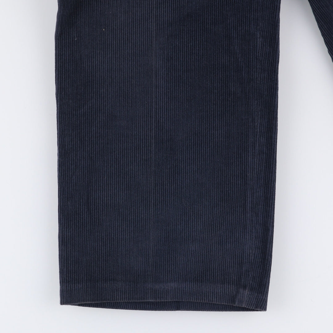 Haggar Corduroy Pants for Men, W36 cotton navy blue type Vintage Second Hand
