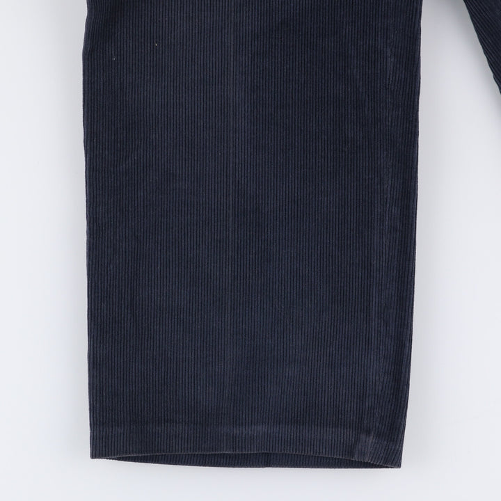 Haggar Corduroy Pants for Men, W36 cotton navy blue type Vintage Second Hand