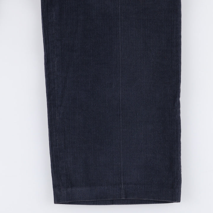 Haggar Corduroy Pants for Men, W36 cotton navy blue type Vintage Second Hand