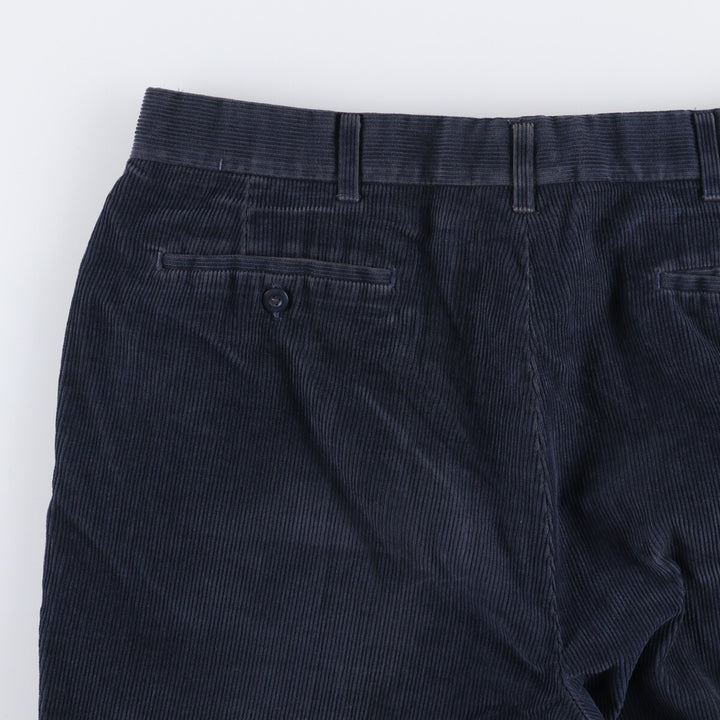 Haggar Corduroy Pants for Men, W36 cotton navy blue type Vintage Second Hand