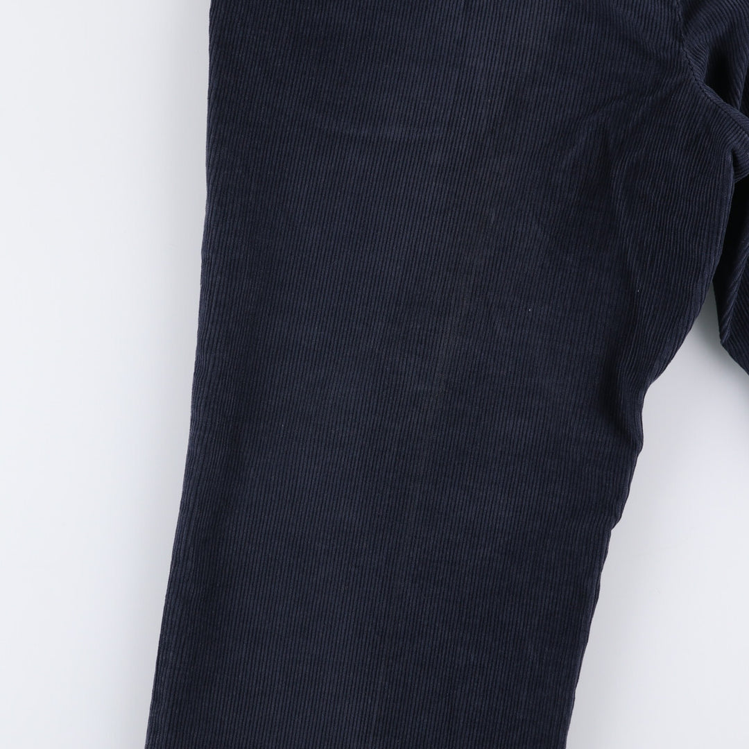 Haggar Corduroy Pants for Men, W36 cotton navy blue type Vintage Second Hand