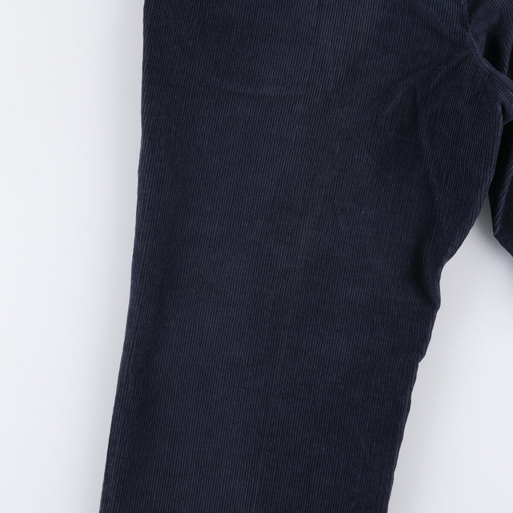 Haggar Corduroy Pants for Men, W36 cotton navy blue type Vintage Second Hand