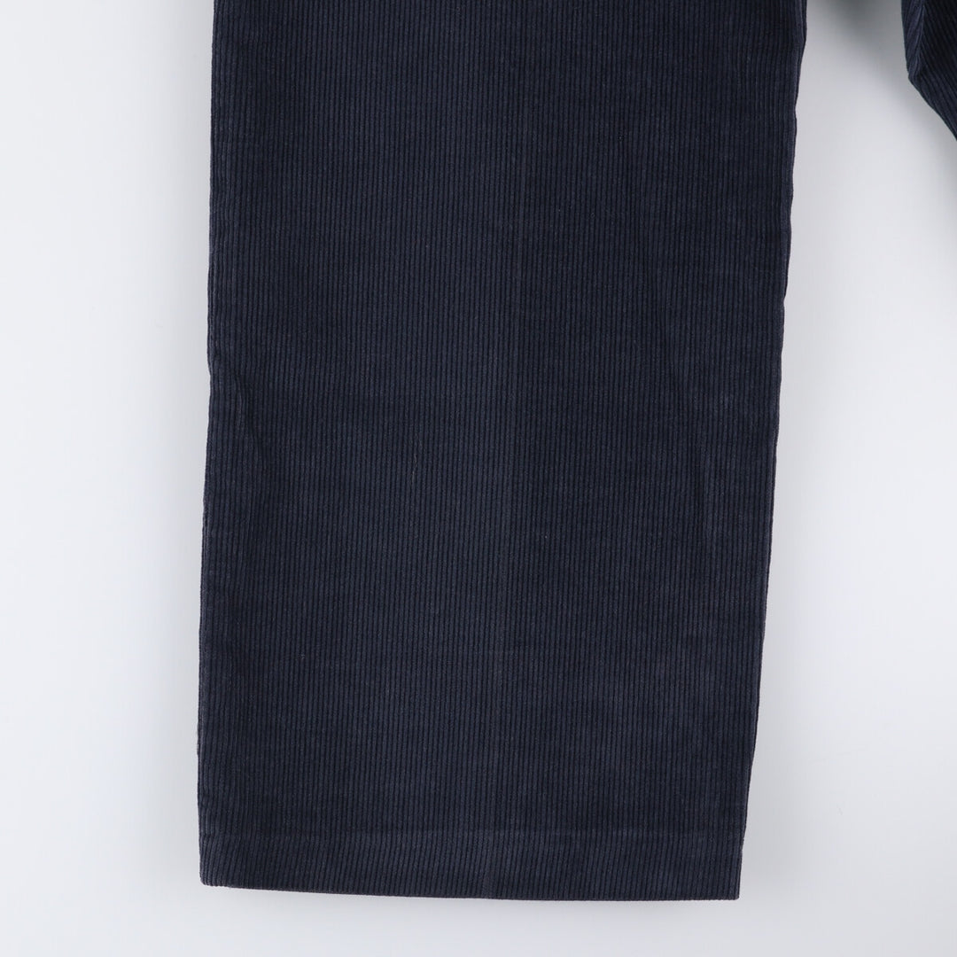 Haggar Corduroy Pants for Men, W36 cotton navy blue type Vintage Second Hand