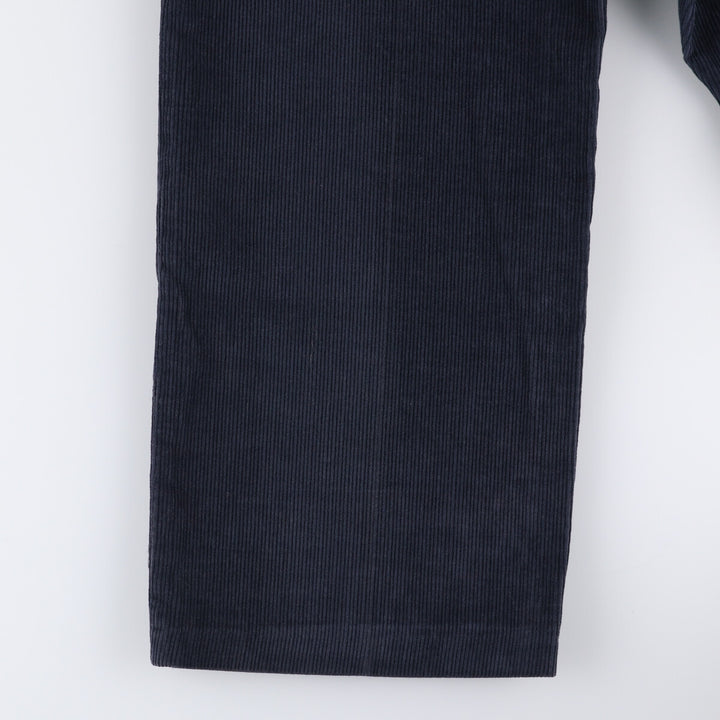 Haggar Corduroy Pants for Men, W36 cotton navy blue type Vintage Second Hand