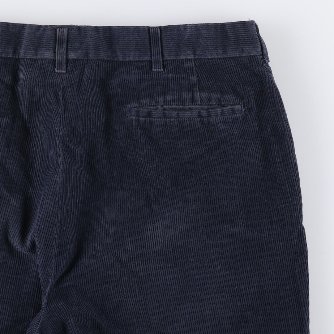 Haggar Corduroy Pants for Men, W36 cotton navy blue type Vintage Second Hand