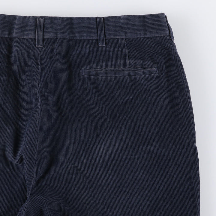 Haggar Corduroy Pants for Men, W36 cotton navy blue type Vintage Second Hand