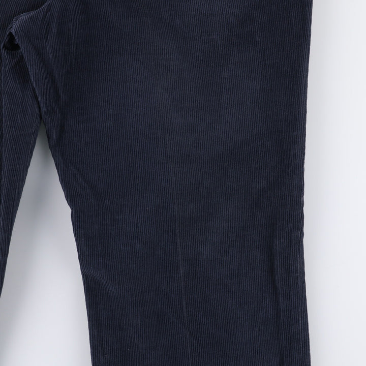 Haggar Corduroy Pants for Men, W36 cotton navy blue type Vintage Second Hand