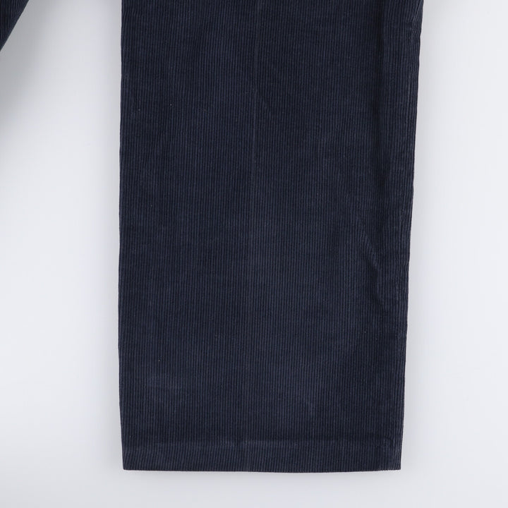 Haggar Corduroy Pants for Men, W36 cotton navy blue type Vintage Second Hand