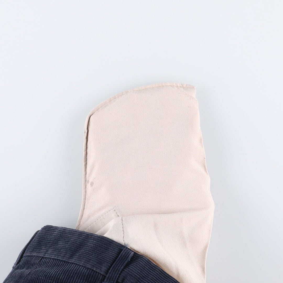 Haggar Corduroy Pants for Men, W36 cotton navy blue type Vintage Second Hand