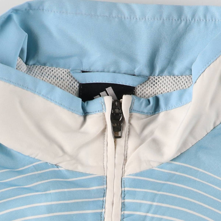 00'S adidas windbreaker, men's size L polyester white type Vintage Second Hand