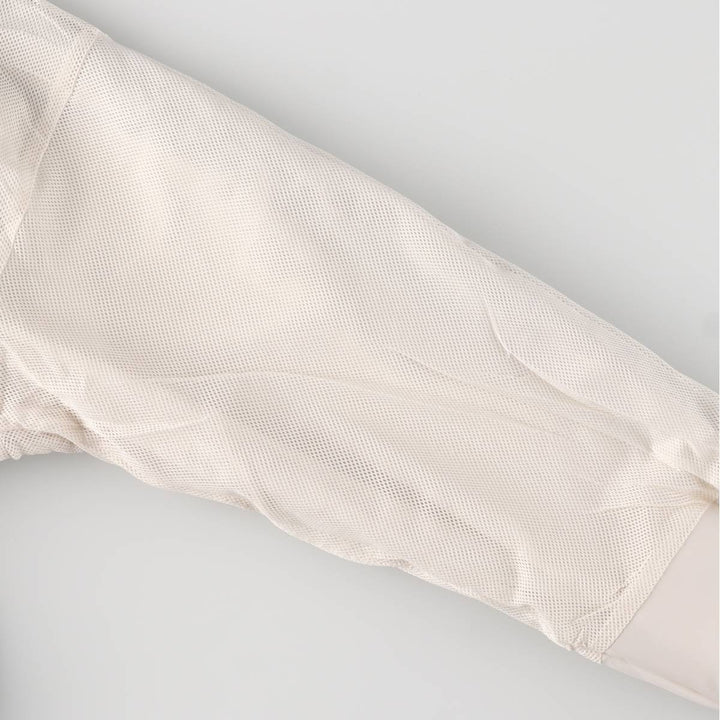 00'S adidas windbreaker, men's size L polyester white type Vintage Second Hand