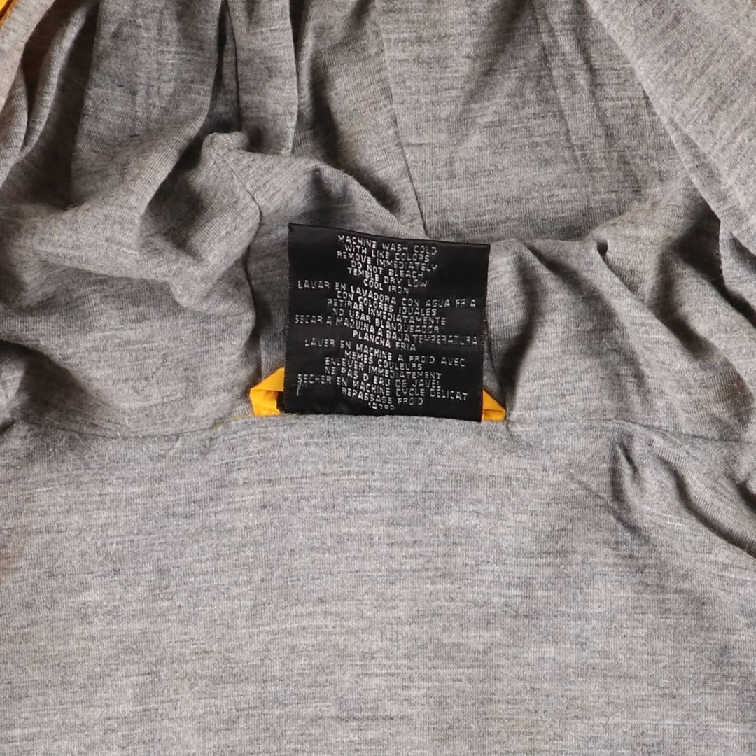 Vintage 80s-90'S Adidas nylon hoodie, size L, men's Nylon yellow type Vintage Second Hand