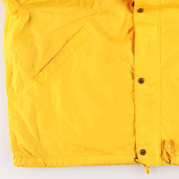 Vintage 80s-90'S Adidas nylon hoodie, size L, men's Nylon yellow type Vintage Second Hand