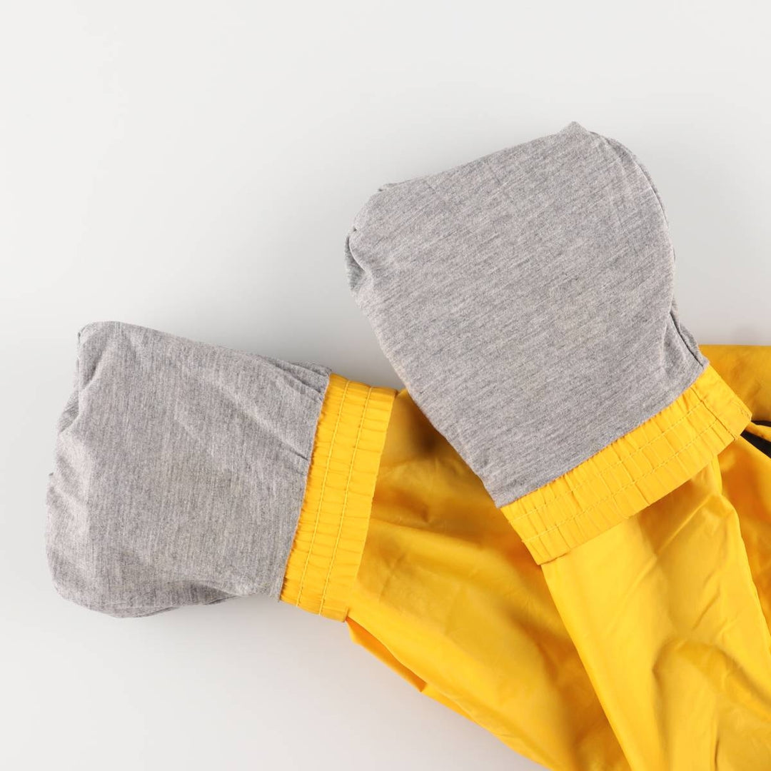 Vintage 80s-90'S Adidas nylon hoodie, size L, men's Nylon yellow type Vintage Second Hand