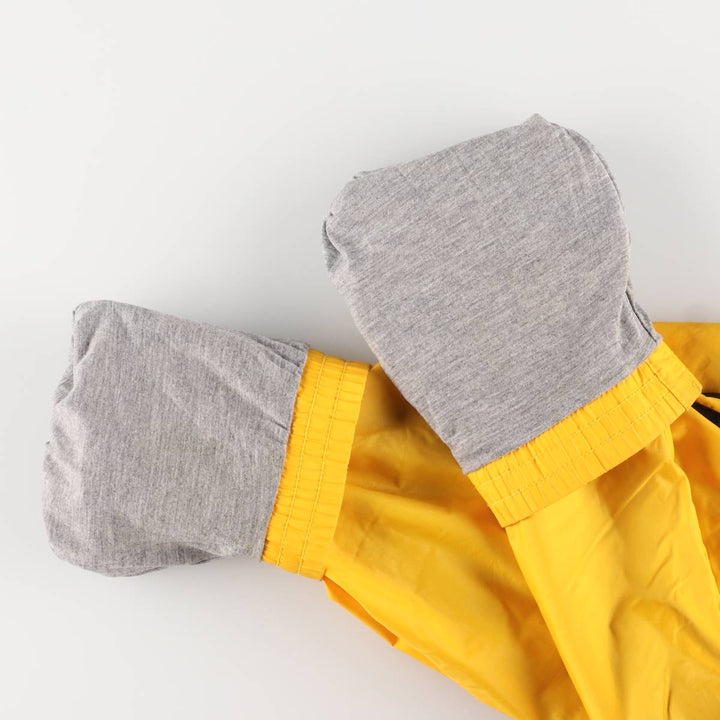 Vintage 80s-90'S Adidas nylon hoodie, size L, men's Nylon yellow type Vintage Second Hand