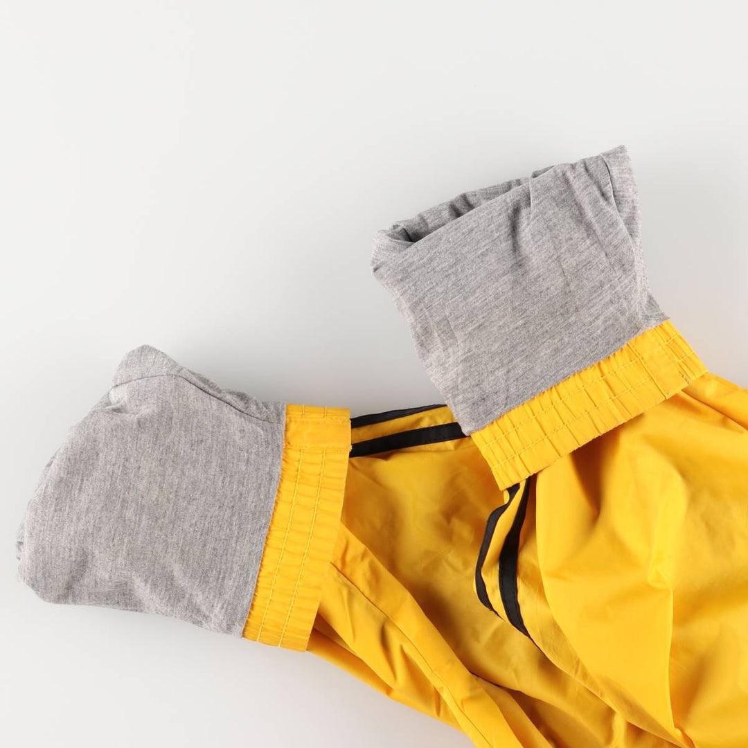 Vintage 80s-90'S Adidas nylon hoodie, size L, men's Nylon yellow type Vintage Second Hand