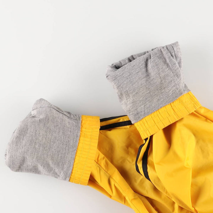 Vintage 80s-90'S Adidas nylon hoodie, size L, men's Nylon yellow type Vintage Second Hand