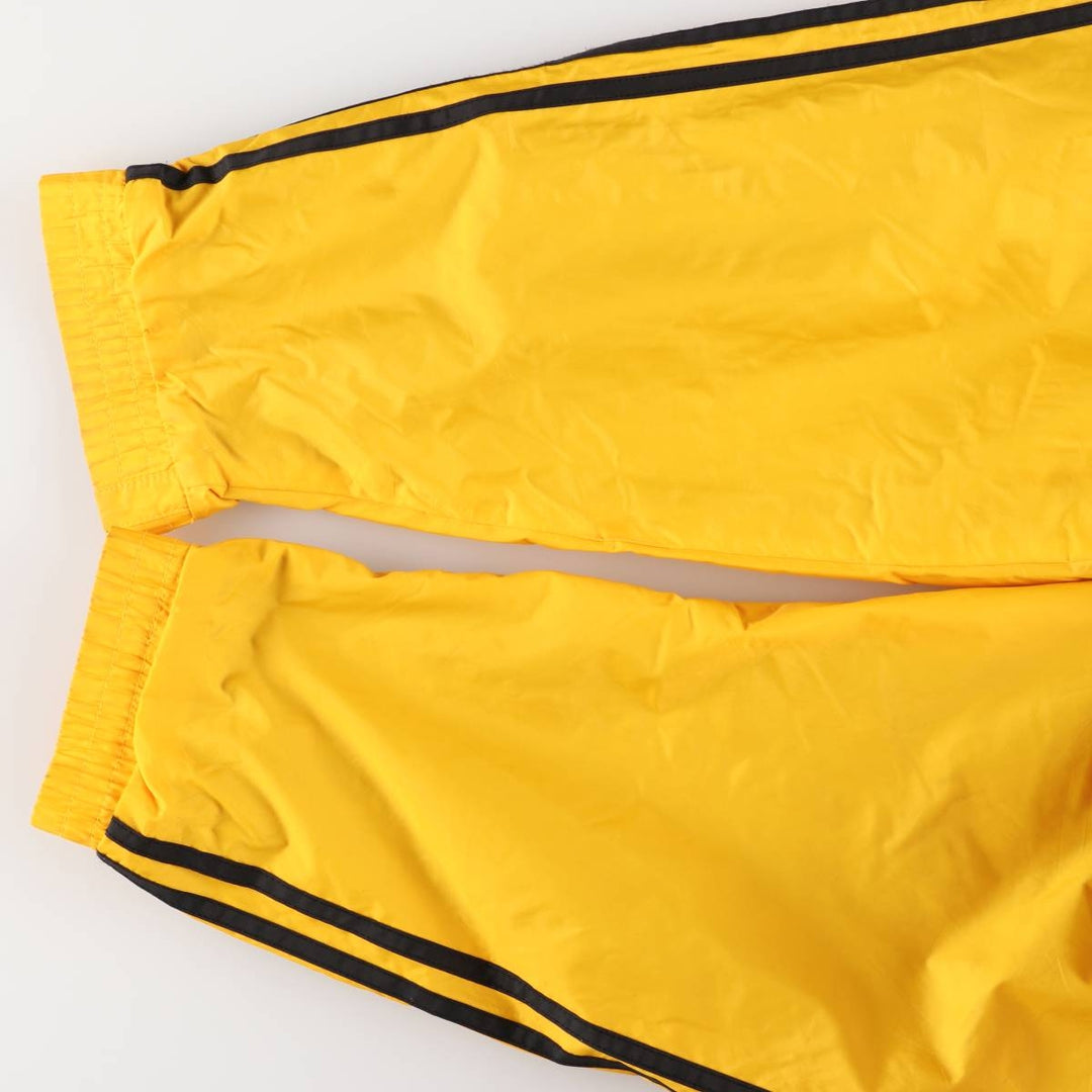 Vintage 80s-90'S Adidas nylon hoodie, size L, men's Nylon yellow type Vintage Second Hand