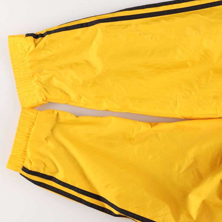 Vintage 80s-90'S Adidas nylon hoodie, size L, men's Nylon yellow type Vintage Second Hand