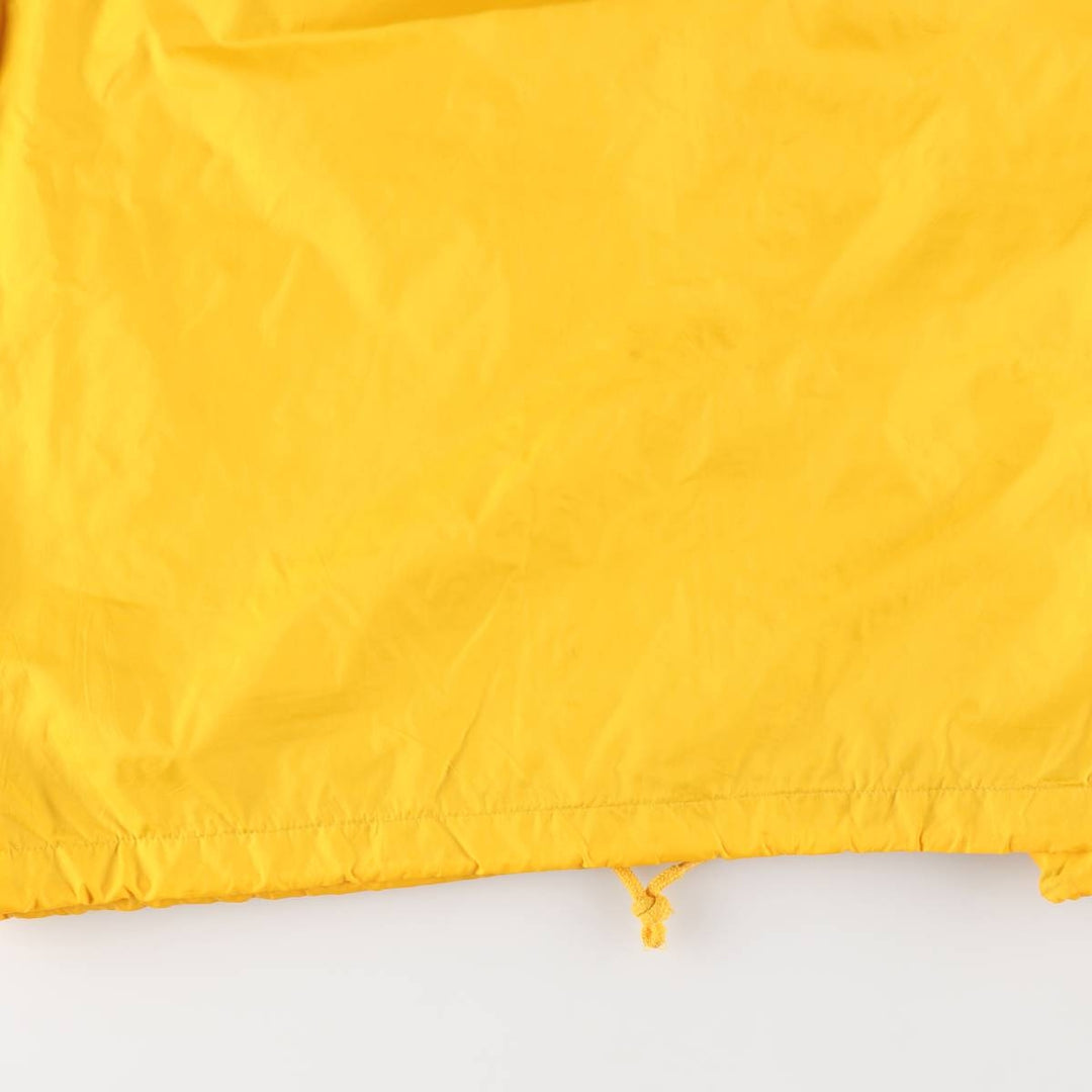 Vintage 80s-90'S Adidas nylon hoodie, size L, men's Nylon yellow type Vintage Second Hand