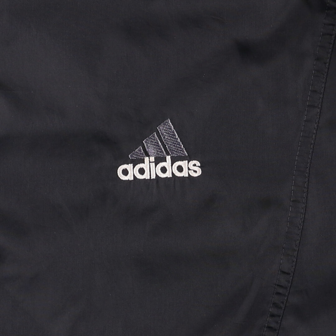 90s~00'S Adidas nylon jacket, men's size L, vintage Nylon black type Vintage Second Hand