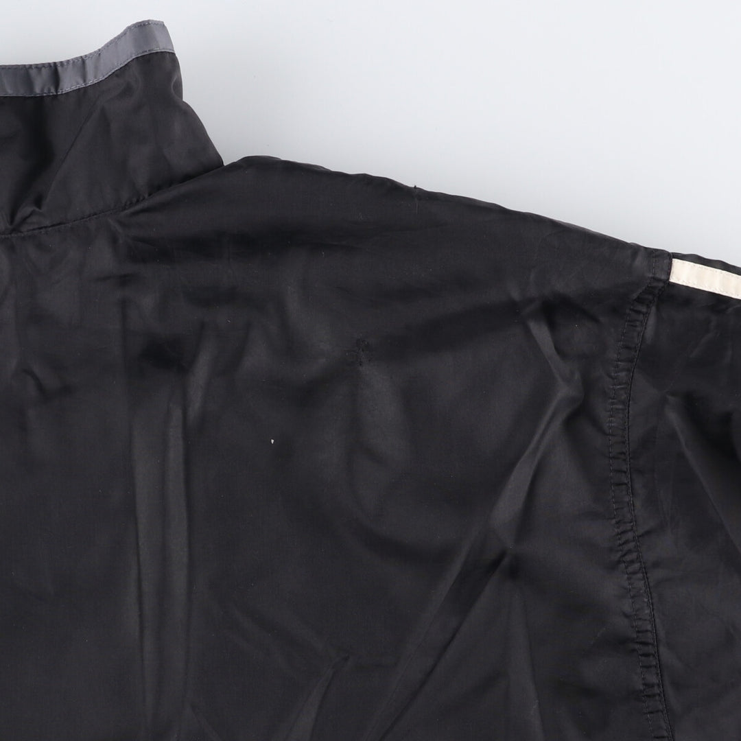 90s~00'S Adidas nylon jacket, men's size L, vintage Nylon black type Vintage Second Hand