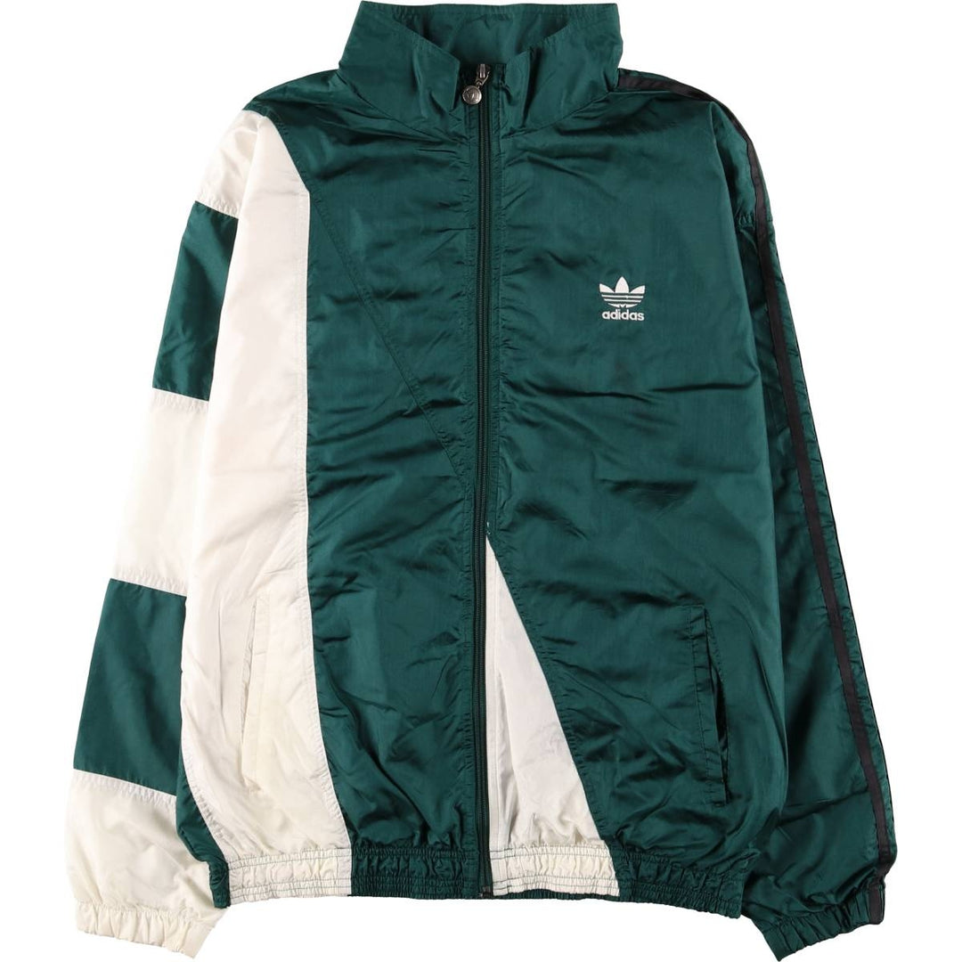Vintage 80s-90'S Adidas nylon jacket, size S, men's Nylon Green type dark green Vintage Second Hand