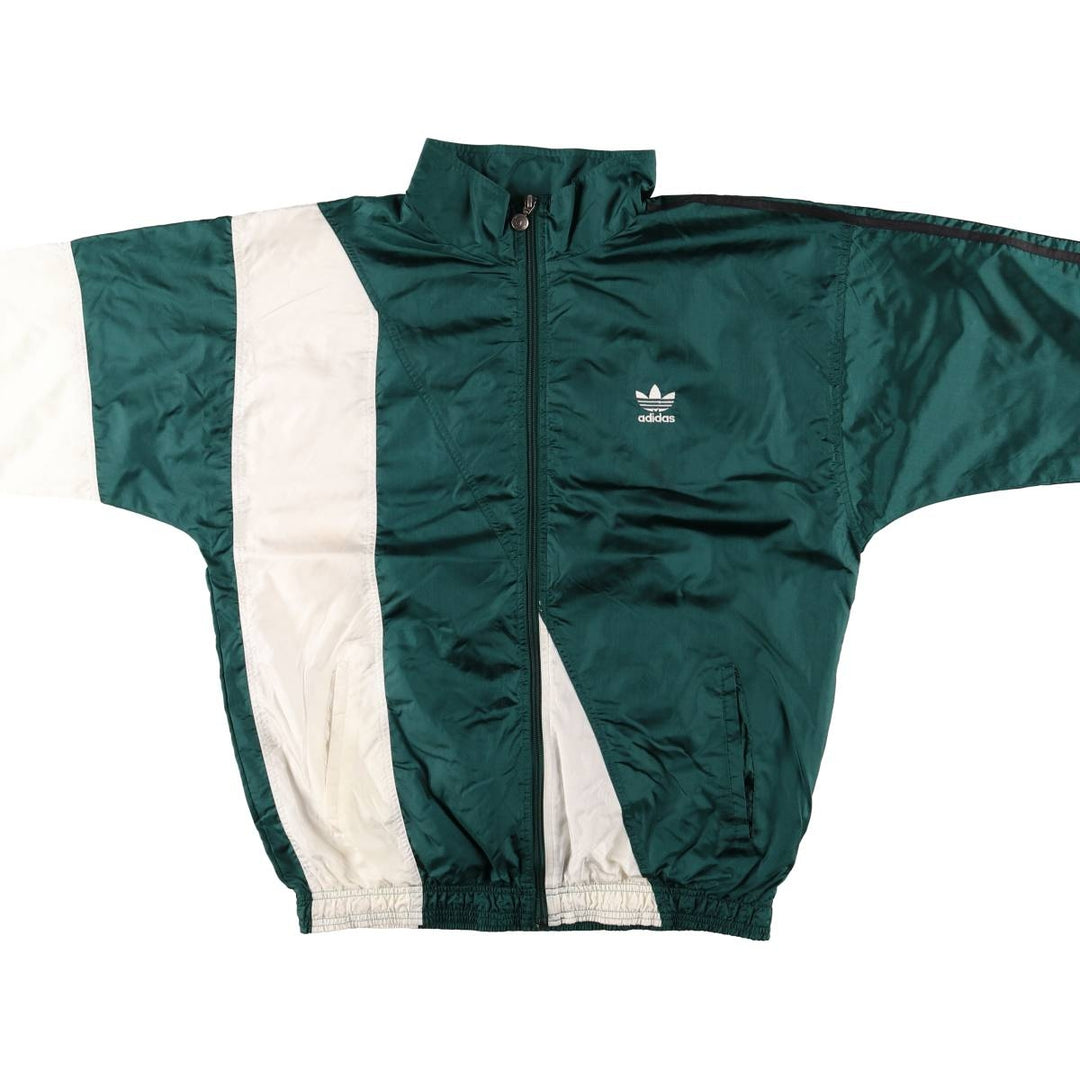 Vintage 80s-90'S Adidas nylon jacket, size S, men's Nylon Green type dark green Vintage Second Hand