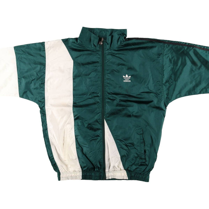 Vintage 80s-90'S Adidas nylon jacket, size S, men's Nylon Green type dark green Vintage Second Hand