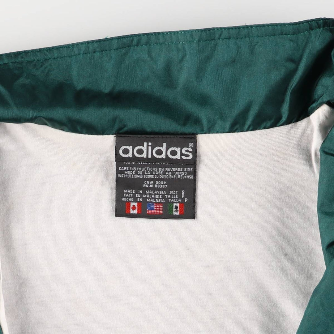 Vintage 80s-90'S Adidas nylon jacket, size S, men's Nylon Green type dark green Vintage Second Hand