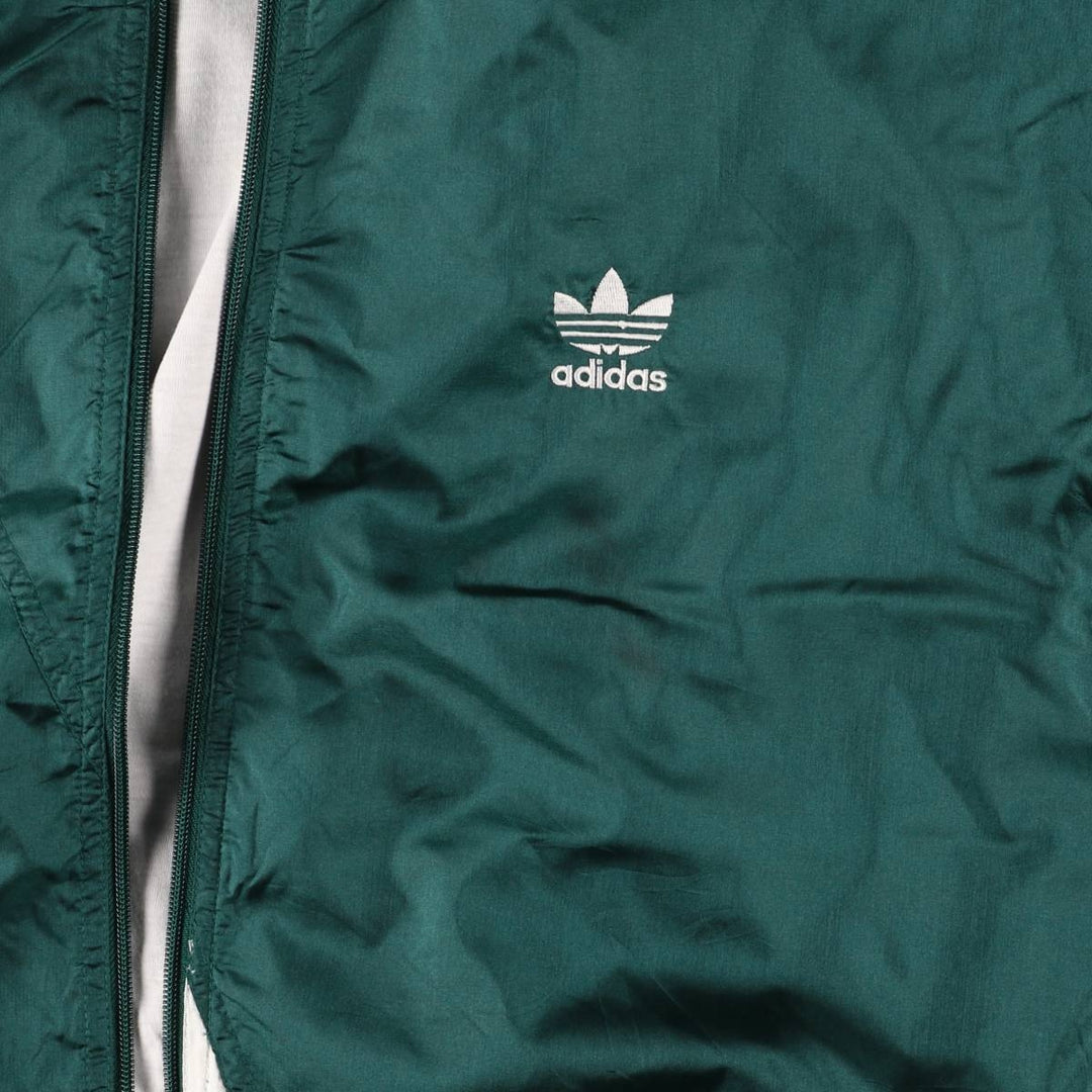 Vintage 80s-90'S Adidas nylon jacket, size S, men's Nylon Green type dark green Vintage Second Hand