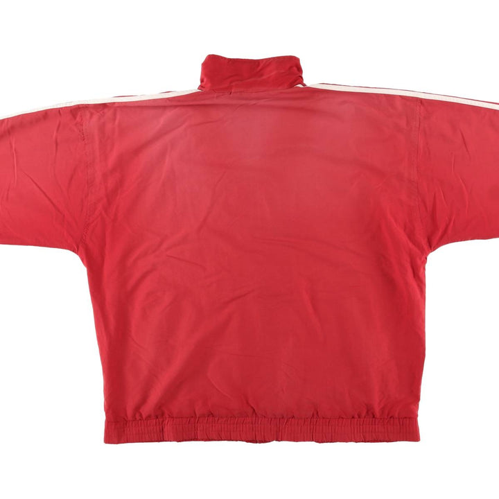 Vintage 80s-90'S Adidas Trefoil Logo Windbreaker, Men's Size Medium polyester red type Vintage Second Hand