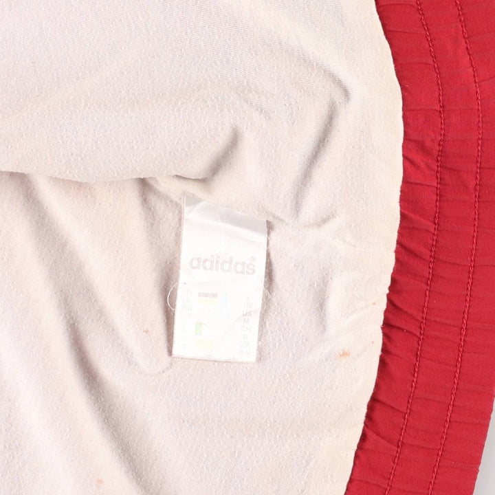 Vintage 80s-90'S Adidas Trefoil Logo Windbreaker, Men's Size Medium polyester red type Vintage Second Hand