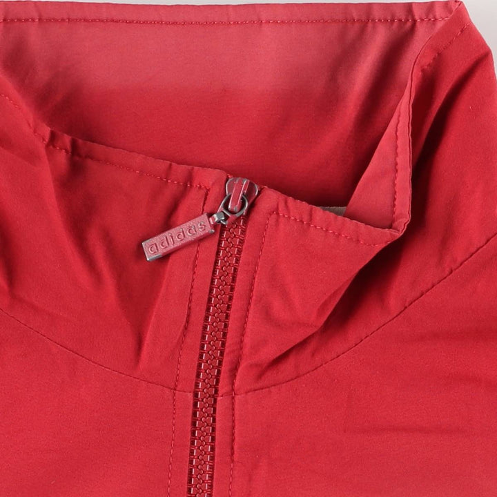 Vintage 80s-90'S Adidas Trefoil Logo Windbreaker, Men's Size Medium polyester red type Vintage Second Hand