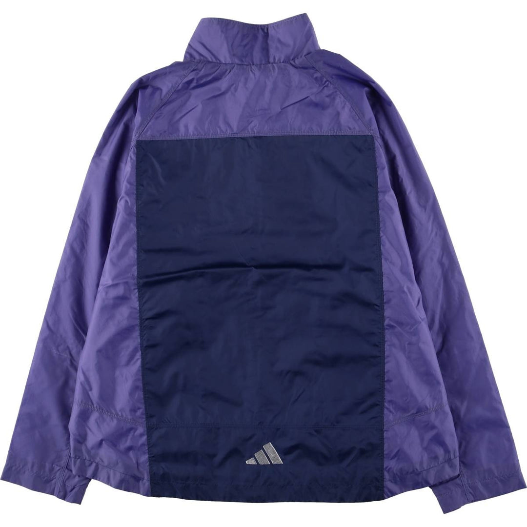 Vintage 90s-00'S Adidas nylon jacket, size M, men's Nylon Purple type blue-purple Vintage Second Hand