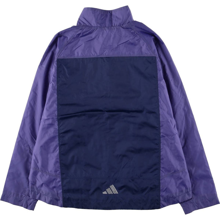 Vintage 90s-00'S Adidas nylon jacket, size M, men's Nylon Purple type blue-purple Vintage Second Hand
