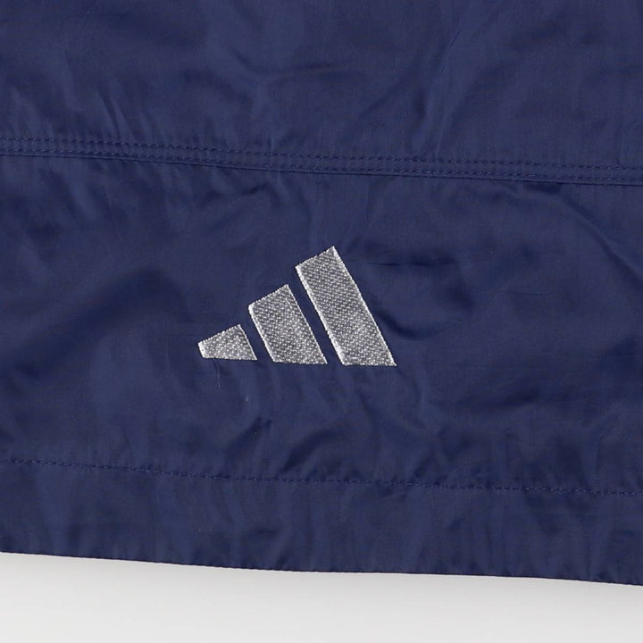 Vintage 90s-00'S Adidas nylon jacket, size M, men's Nylon Purple type blue-purple Vintage Second Hand