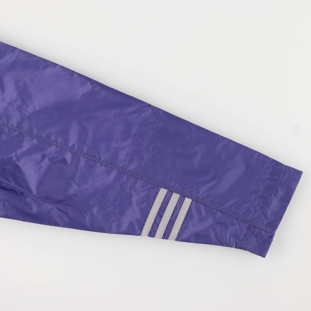 Vintage 90s-00'S Adidas nylon jacket, size M, men's Nylon Purple type blue-purple Vintage Second Hand