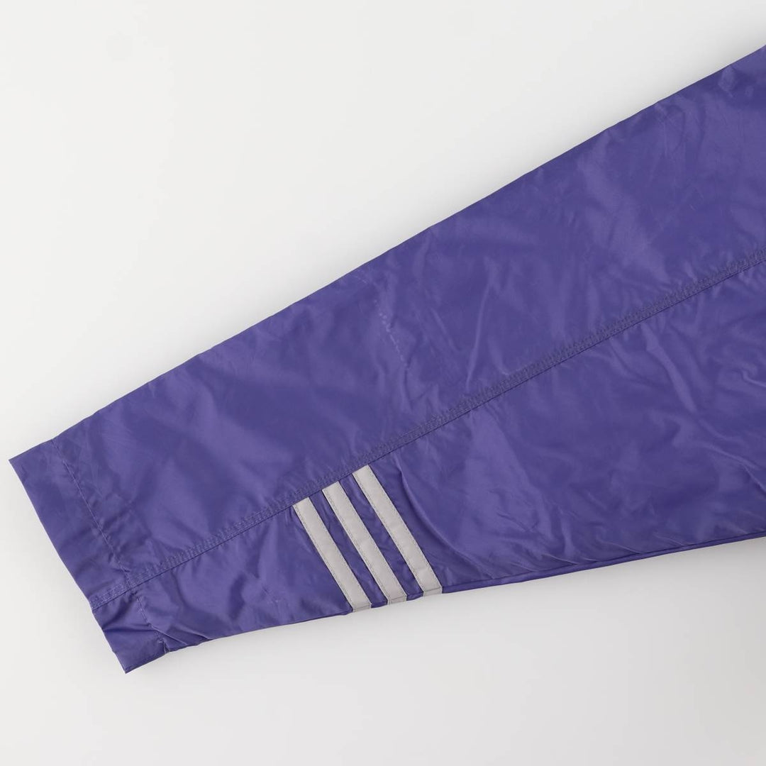 Vintage 90s-00'S Adidas nylon jacket, size M, men's Nylon Purple type blue-purple Vintage Second Hand