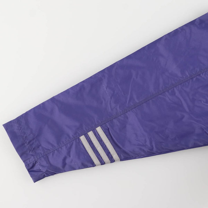 Vintage 90s-00'S Adidas nylon jacket, size M, men's Nylon Purple type blue-purple Vintage Second Hand