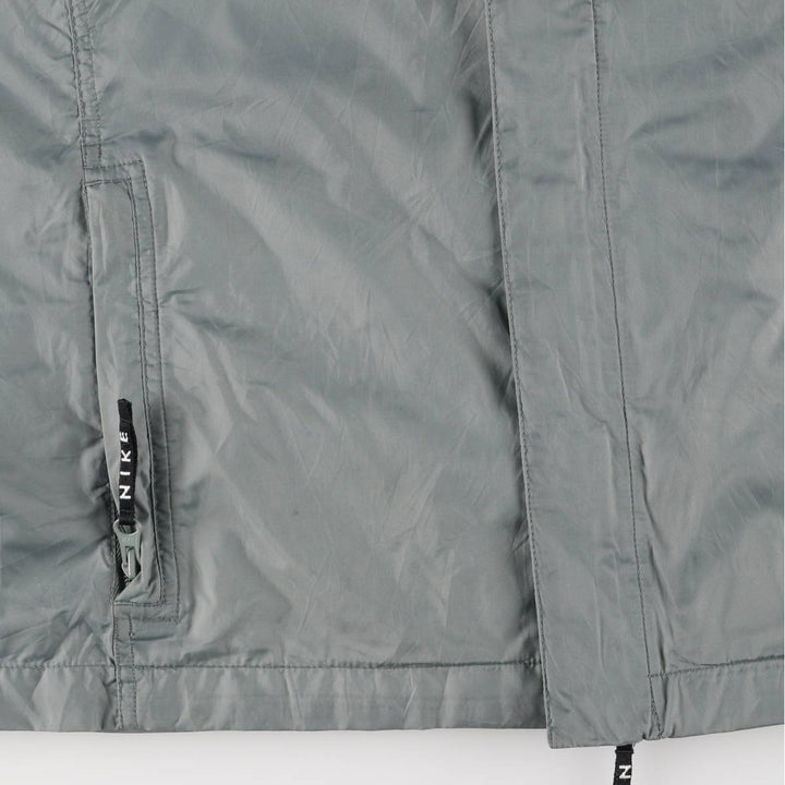 90'S Nike NIKE Nylon Jacket Men's M Size Vintage Nylon gray type Vintage Second Hand