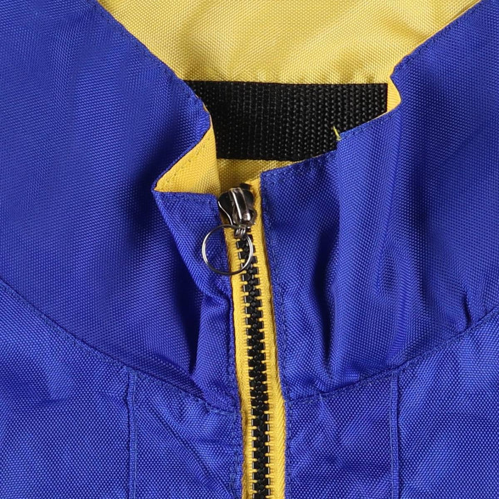 90'S Reebok nylon jacket, men's size L, vintage Nylon blue type Vintage Second Hand