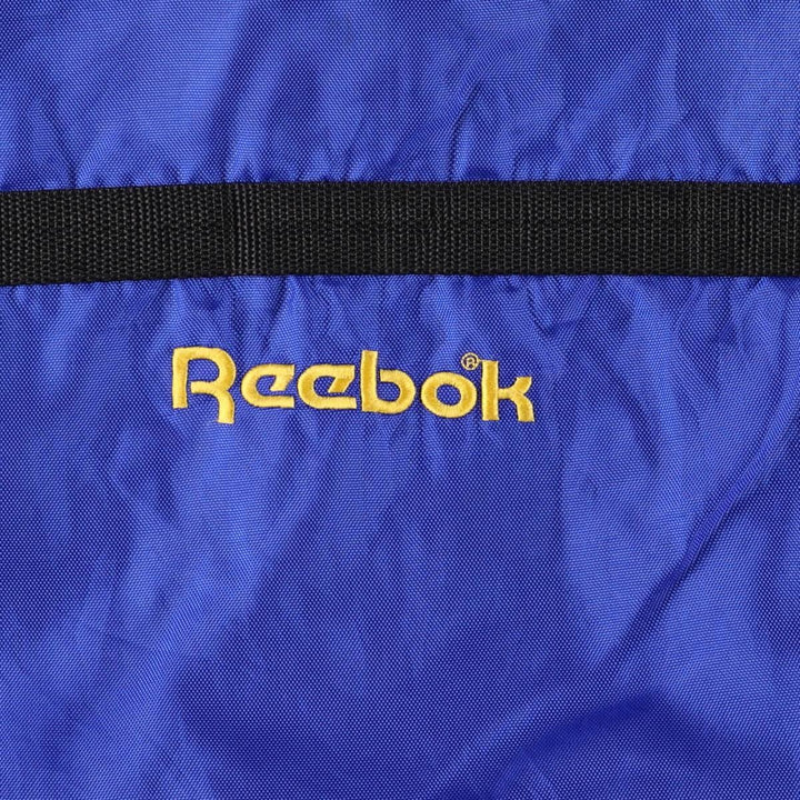 90'S Reebok nylon jacket, men's size L, vintage Nylon blue type Vintage Second Hand